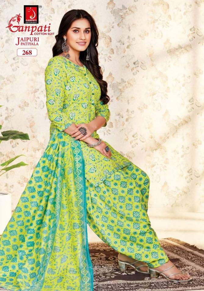 Jaipuri Patiyala Vol 12 By Ganpati Cotton Printed Dress Material Wholesale Price In Surat
